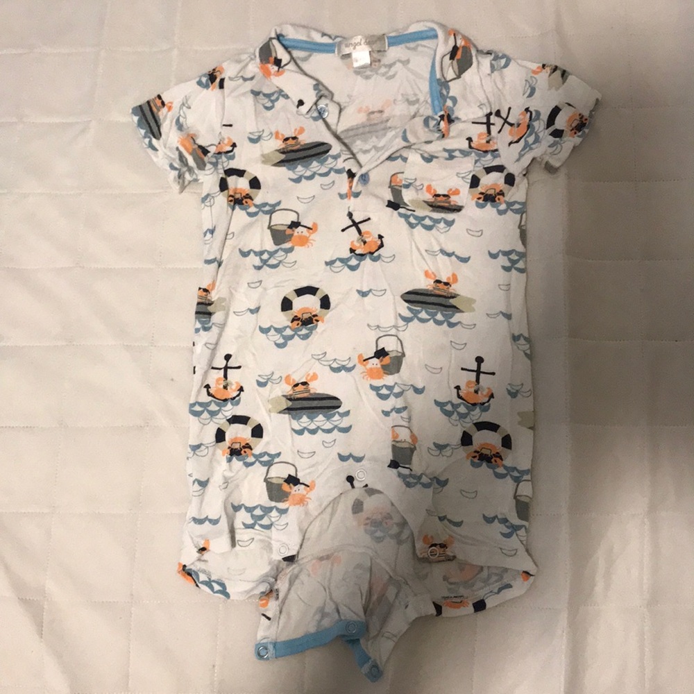 Boys summer romper